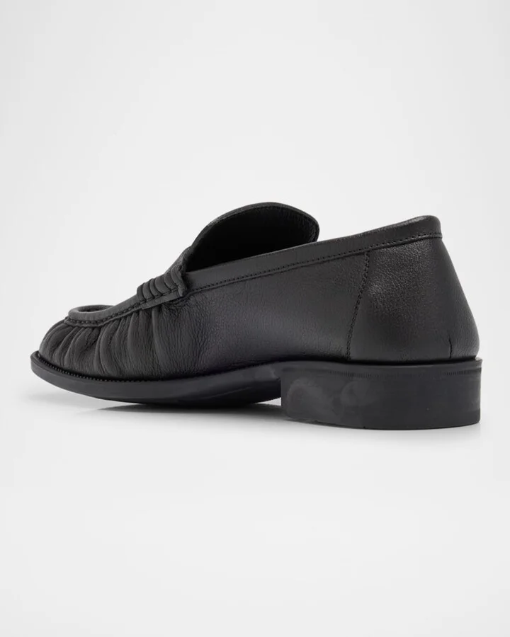 Men's Vegasso Leather Penny Loafers - Image 5