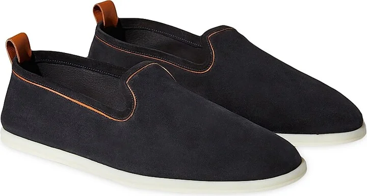 Men's Venice Walk Suede Loafers - Blue Navy - Size 6 - Image 2