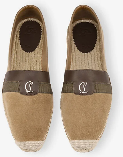 Mens Version Saharienne Alfarica Flat Suede Espadrilles Eur 42 / 8 Uk Men - Image 2
