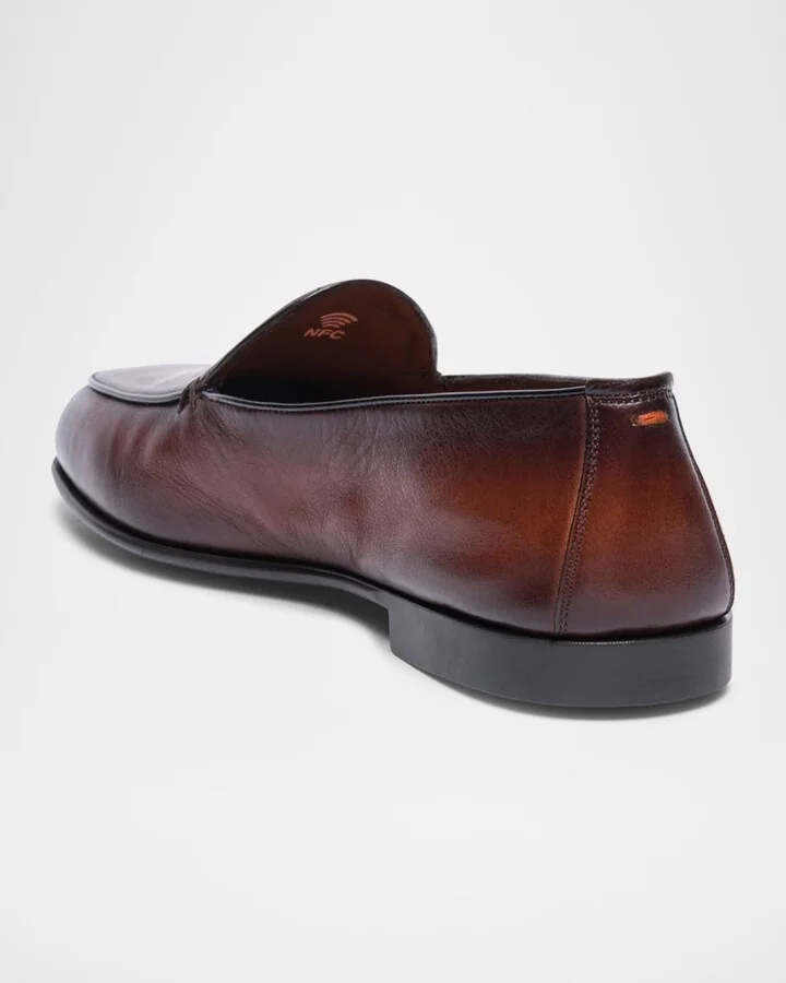 Men's Vibe Leather Loafers - Image 9