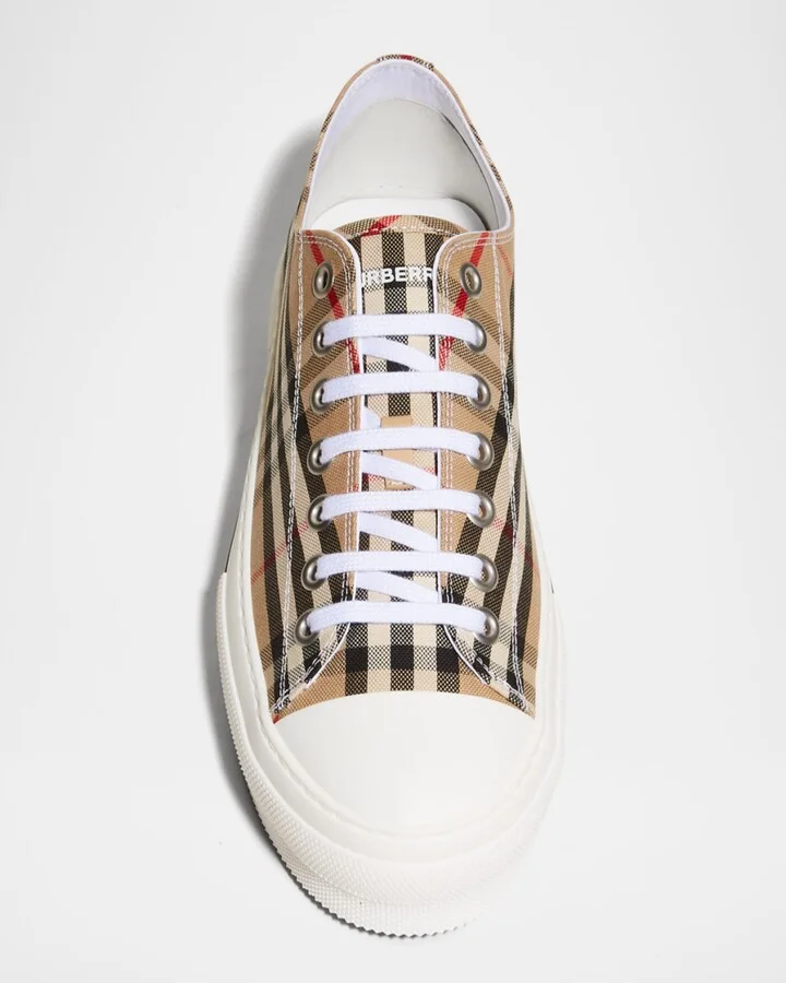 Men's Vintage Check Low-Top Sneakers - Image 7