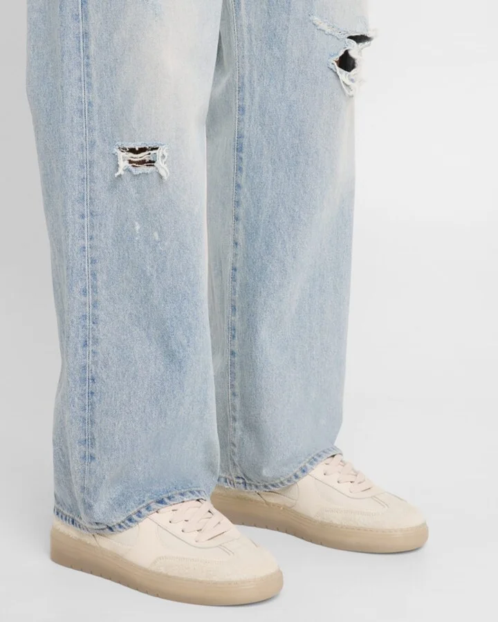 Men's Virtus Mixed-Leather Sneakers - Image 4