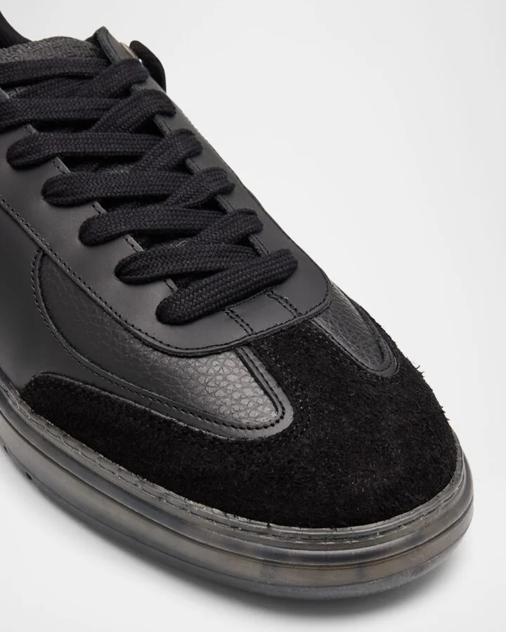 Men's Virtus Mixed-Leather Sneakers - Image 9