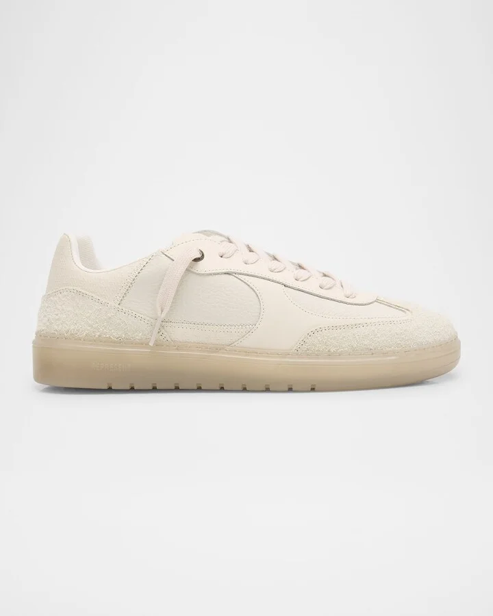 Men's Virtus Mixed-Leather Sneakers