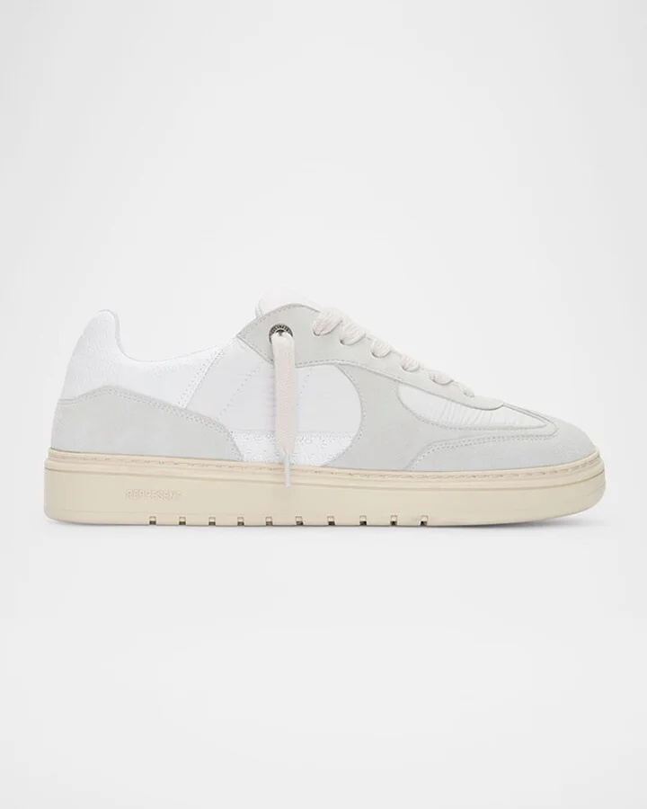Men's Virtus Nylon and Suede Low-Top Sneakers