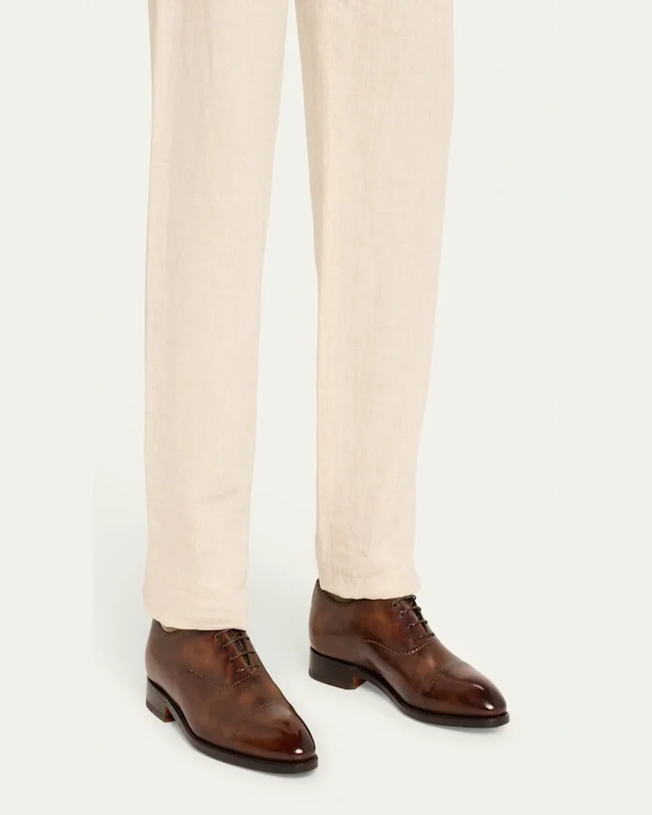 Men's Vittorio Reverse Stitch Cap-Toe Oxfords - Image 7