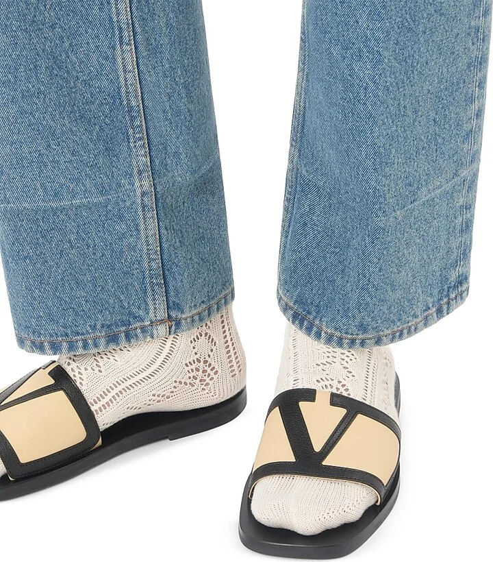 Men's Viva Superstar Slide Sandals in Nappa Leather - Butter Black - Size 9 - Image 7