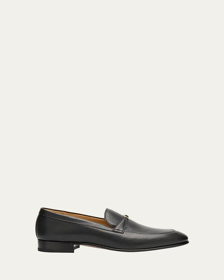 Men's VLogo Goatskin Loafers