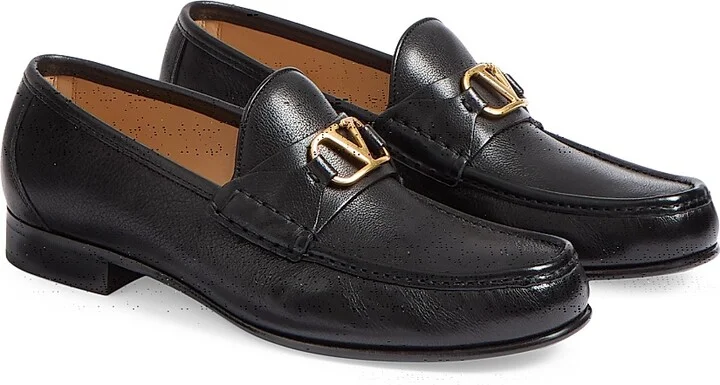 Men's VLogo Signature Buffalo Loafers - Bark Brown - Size 10 - Image 8