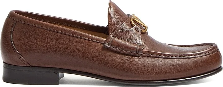 Men's VLogo Signature Buffalo Loafers - Bark Brown - Size 10
