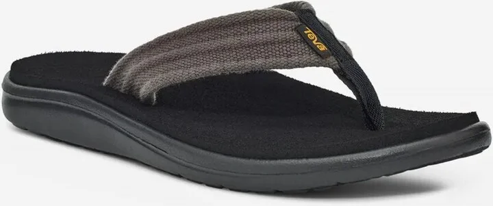 Men's Voya Canvas Flip Sandal In Drizzle
