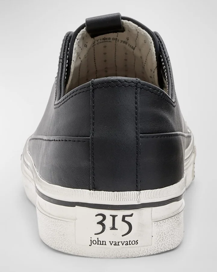 Men's Vulc Laceless Low Top Leather Shoes - Image 8