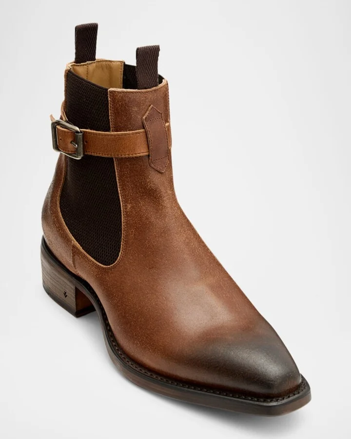 Men's Walker Buckle Chelsea Boots - Image 7