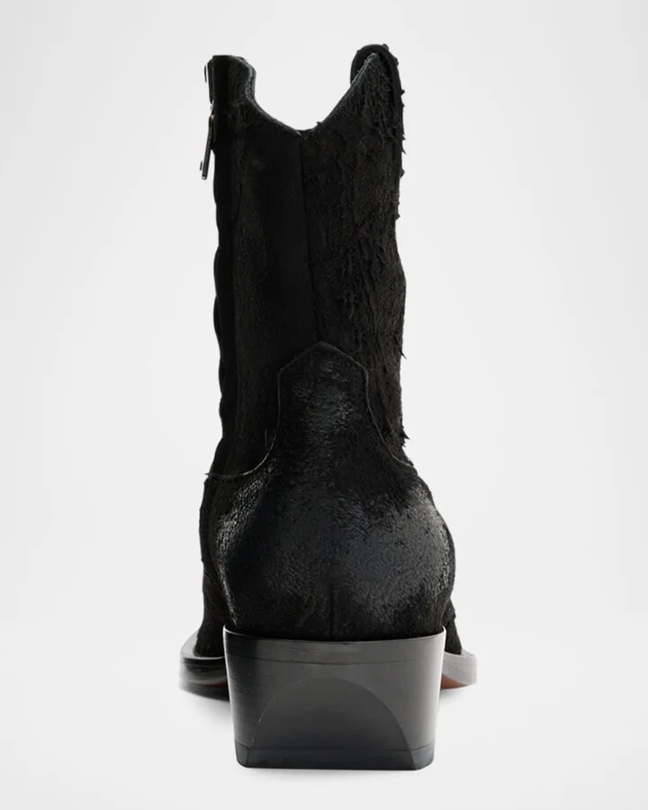 Men's Walker Tipped Leather Western Boots - Image 2