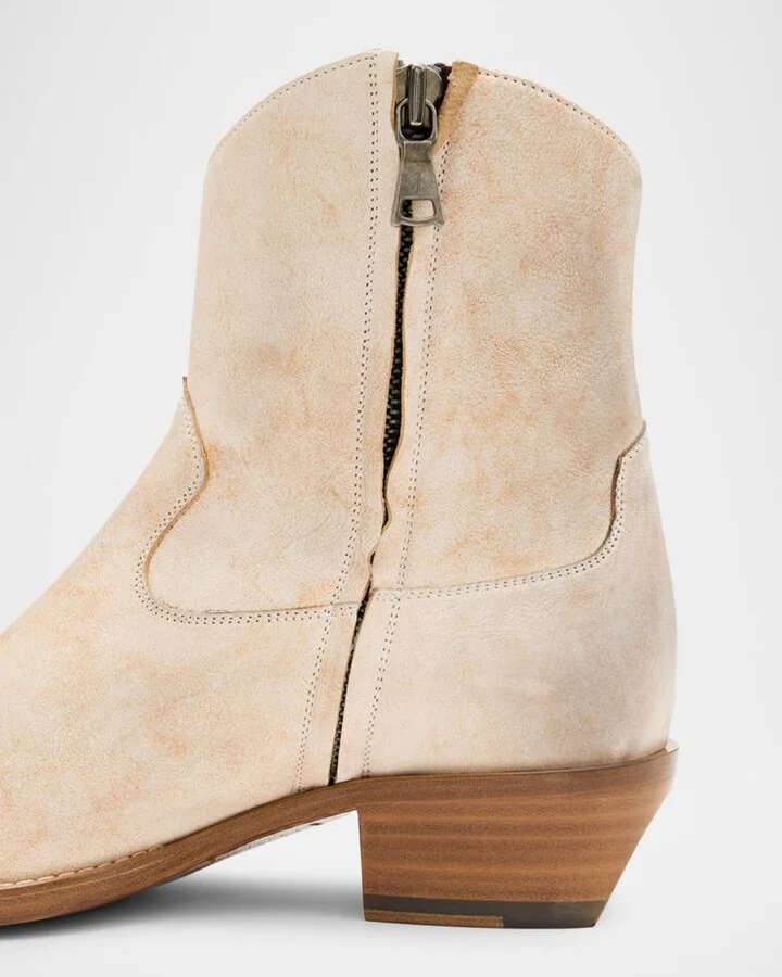 Men's Walker Tipped Leather Western Boots - Image 3