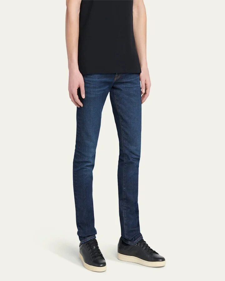 Men's Warwick Grained Leather Sneakers - Image 7
