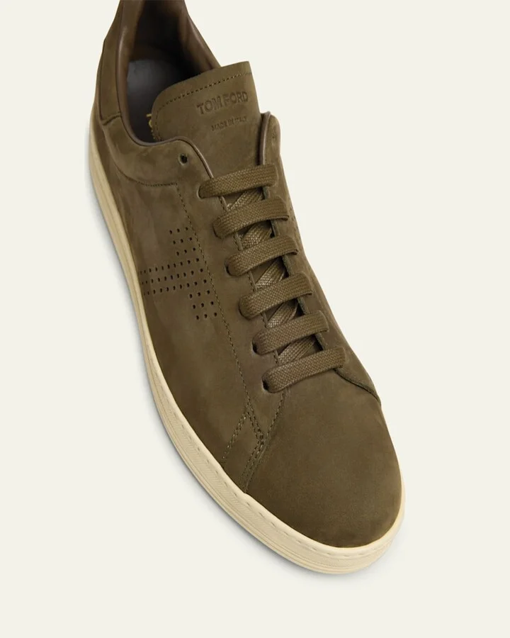 Men's Warwick Nubuck Leather Sneakers - Image 6
