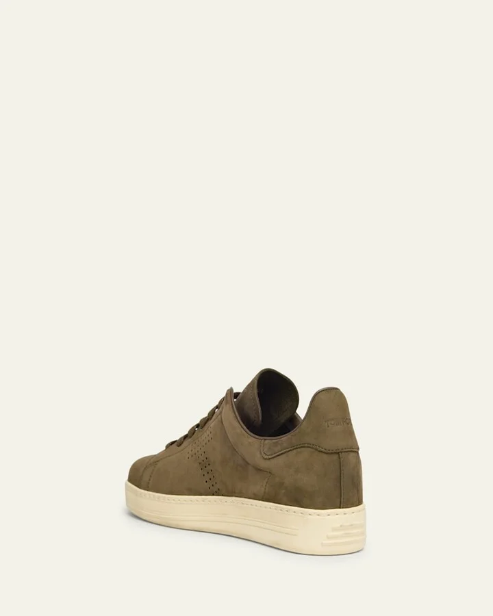 Men's Warwick Nubuck Leather Sneakers - Image 9