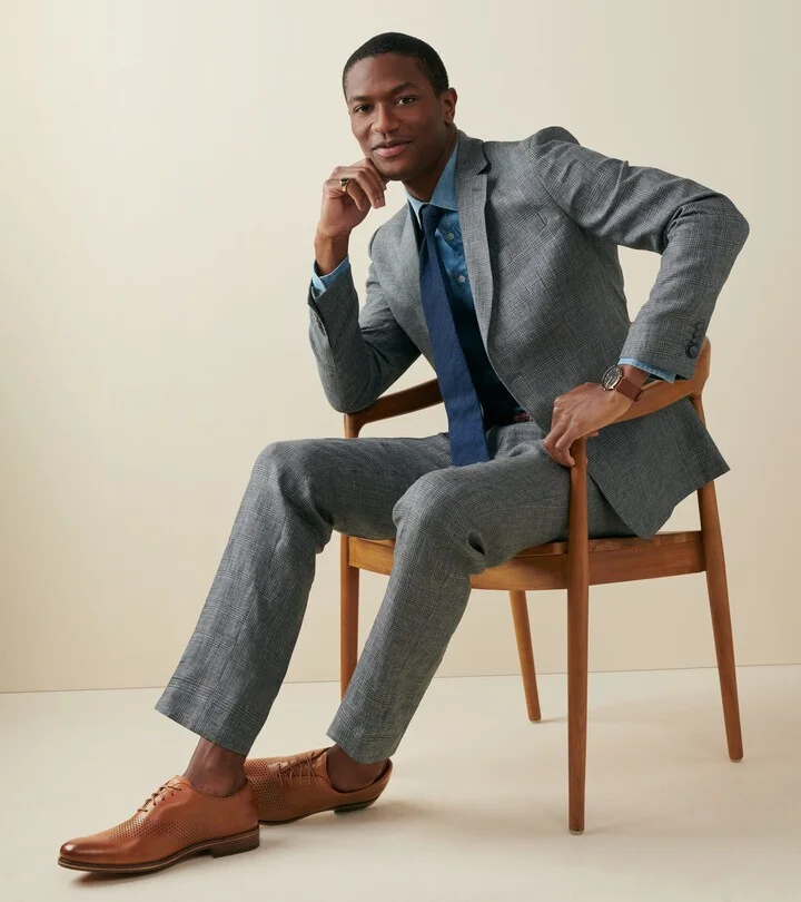 Men's Washington Grand Laser Wingtip Oxfords - Image 2