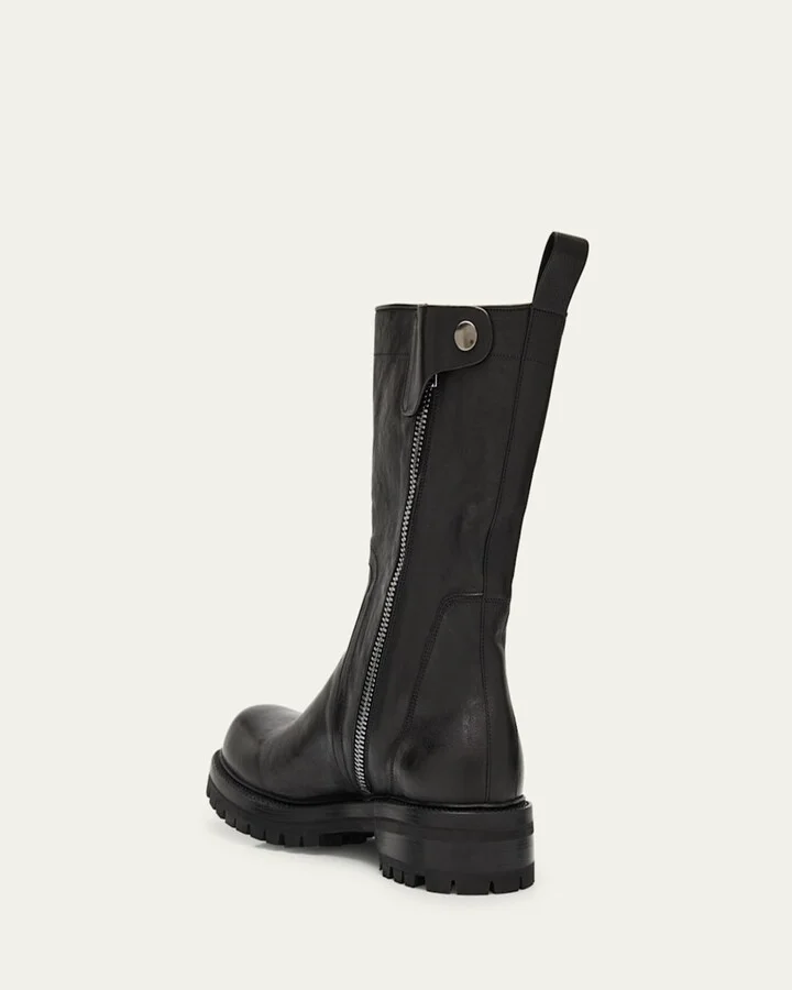 Men's Waxy Leather Creeper Boots - Image 3