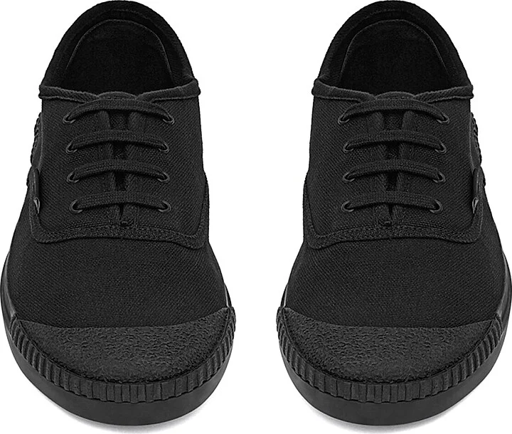 Men's Wes Sneakers in Canvas - Black - Size 7 - Image 4