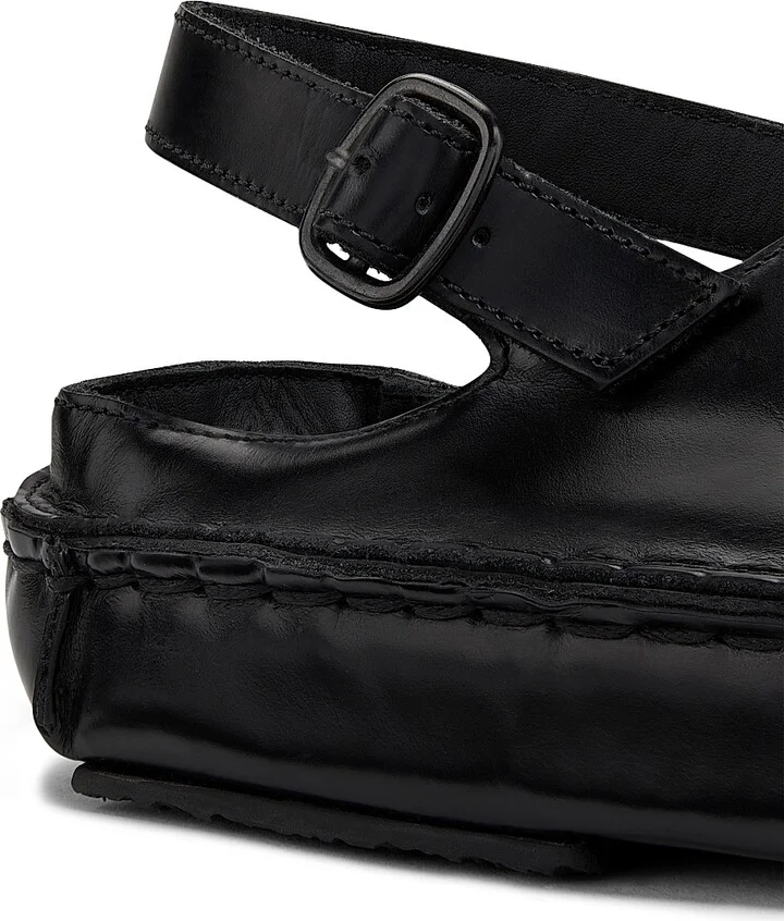 Men's Whipstitched Slingback Clog - Black - Size 6 - Image 5