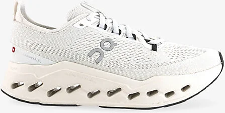 Mens White Cloudsurfer Max Woven Low-Top Trainers Eur 44 / 10 Uk Men