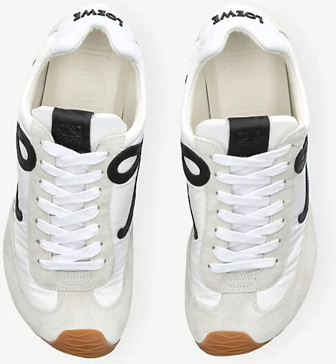 Mens White/Comb Ballet Runner 2.0 Leather Low-Top Trainers Eur 46 / 12 Uk Men - Image 2