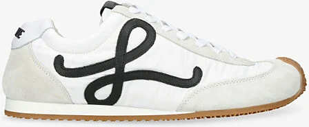 Mens White/Comb Ballet Runner 2.0 Leather Low-Top Trainers Eur 46 / 12 Uk Men