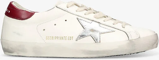 Mens White/Comb Superstar Exclusive 3 Leather Low-Top Trainers Eur 42 / 8 Uk Men