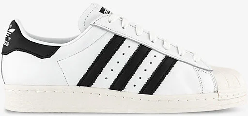 Mens White Core Black Off Whi Superstar 82 Leather Low-Top Trainers 8