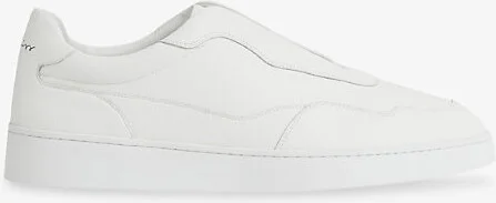 Mens White Cruz Leather Low-Top Trainers Eur 44 / 10 Uk Men