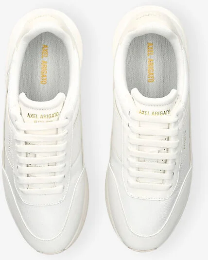 Mens White Genesis Neo Runner Suede and Leather Low-Top Trainers Eur 42 / 8 Uk Men - Image 2