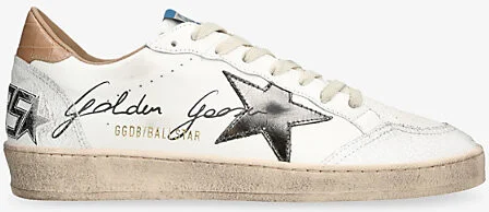 Mens White/Oth Ball Star Leather Low-Top Trainers Eur 44 / 10 Uk Men