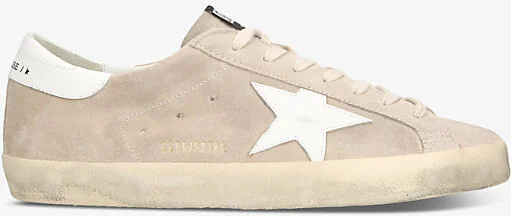 Mens White/Oth Men's Super-Star Leather Low-Top Trainers Eur 44 / 10 Uk Men