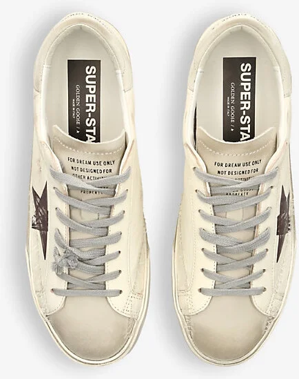 Mens White/Oth Men's Super-Star Leather Low-Top Trainers Eur 45 / 11 Uk Men - Image 2