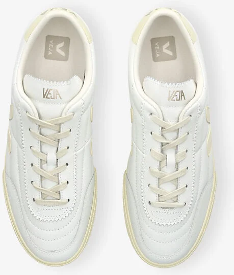 Mens White/Oth Panenka Leather Low-Top Trainers Eur 43 / 9 Uk Men - Image 2