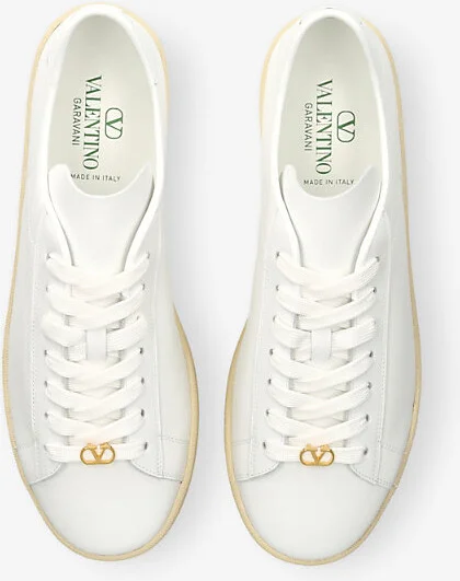 Mens White/Oth Royco Leather Low-Top Trainers Eur 40 / 6 Uk Men - Image 2