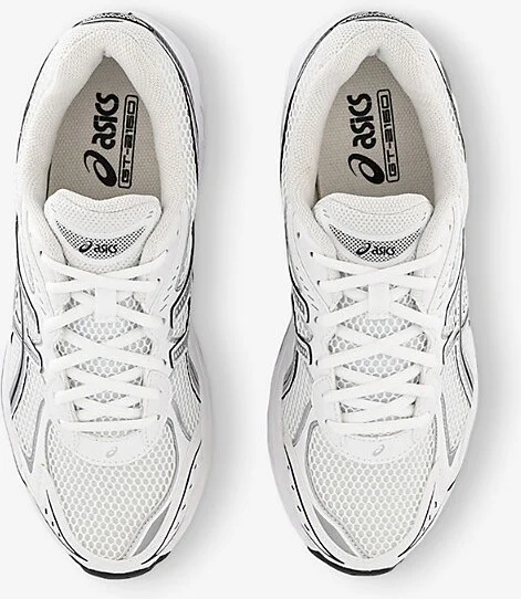 Mens White Pure Silver Black Gt-2160 Mesh Low-Top Trainers 4.5 - Image 2