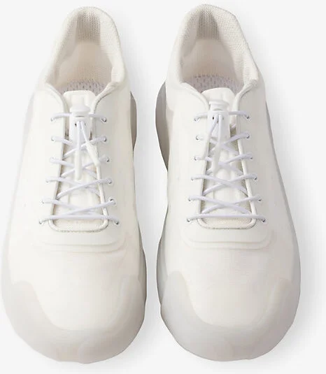Mens White Technical Logo Woven Trainers Eur 46.5 / 12.5 Uk Men - Image 2