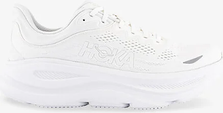 Mens White White Bondi 9 Mesh-Knit Low-Top Trainers Eur 43.5 / 9.5 Uk Men