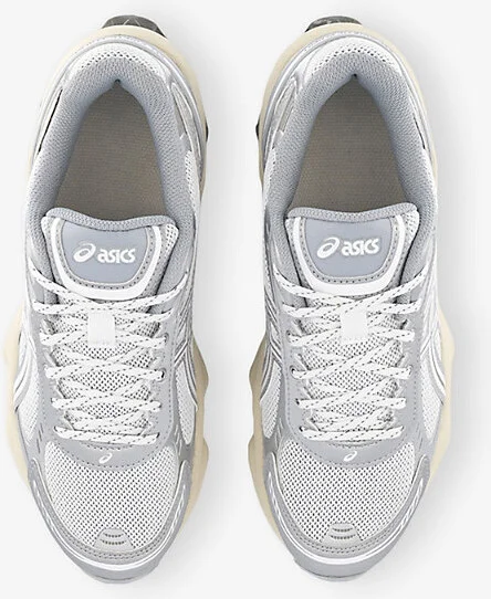Mens White White Gel-Kinetic Fluent Woven Low-Top Trainers 6 - Image 2