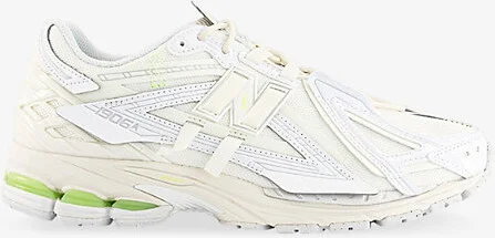 Mens White White Mint Flash 1906A Mesh Low-Top Trainers 10.5