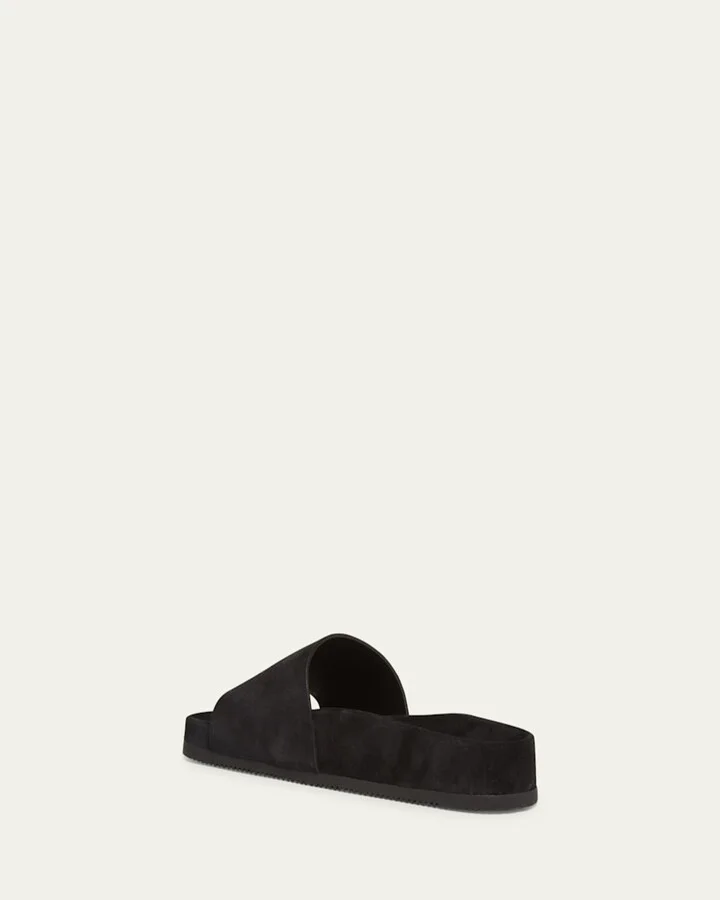 Men's Wicklow Perforated Suede Slides - Image 5
