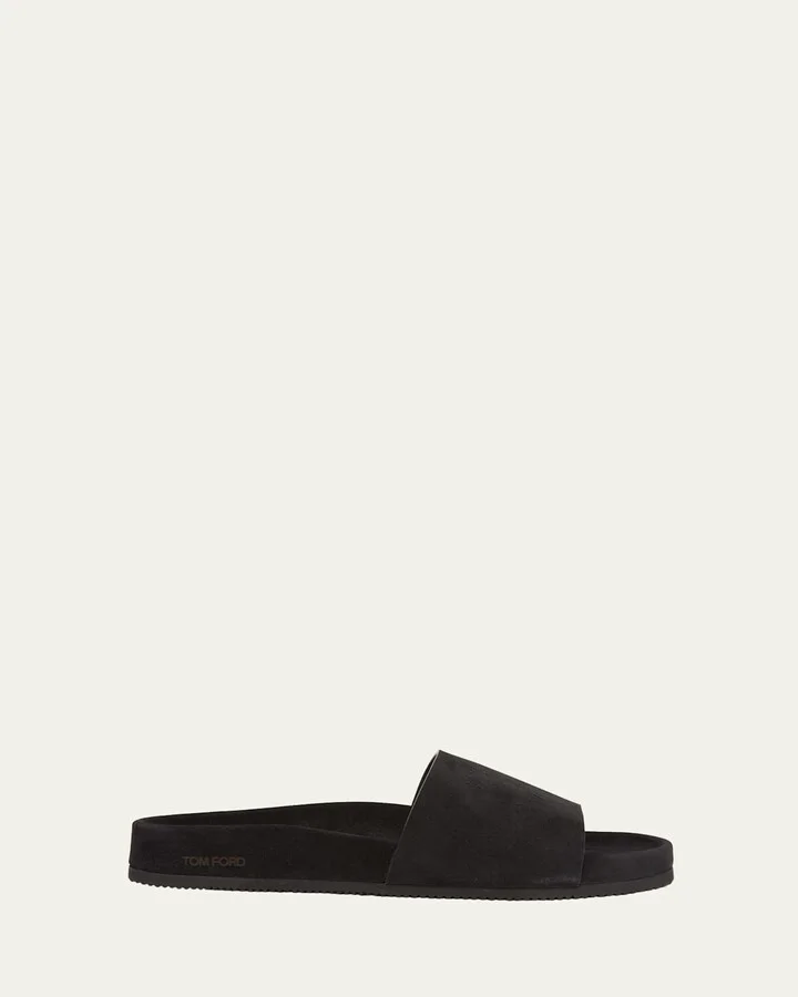 Men's Wicklow Perforated Suede Slides