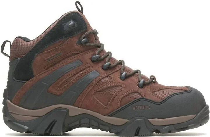 Men's Wilderness Composite Toe Boots In Brown