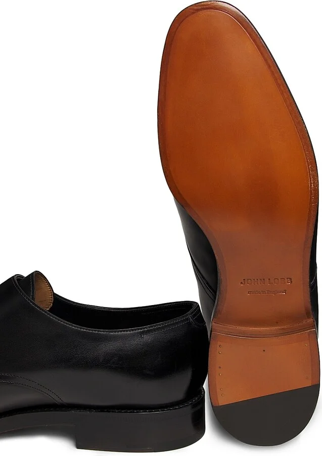 Men's William Double-Buckle Monk Shoes - Black - Size 7.5 - Image 5