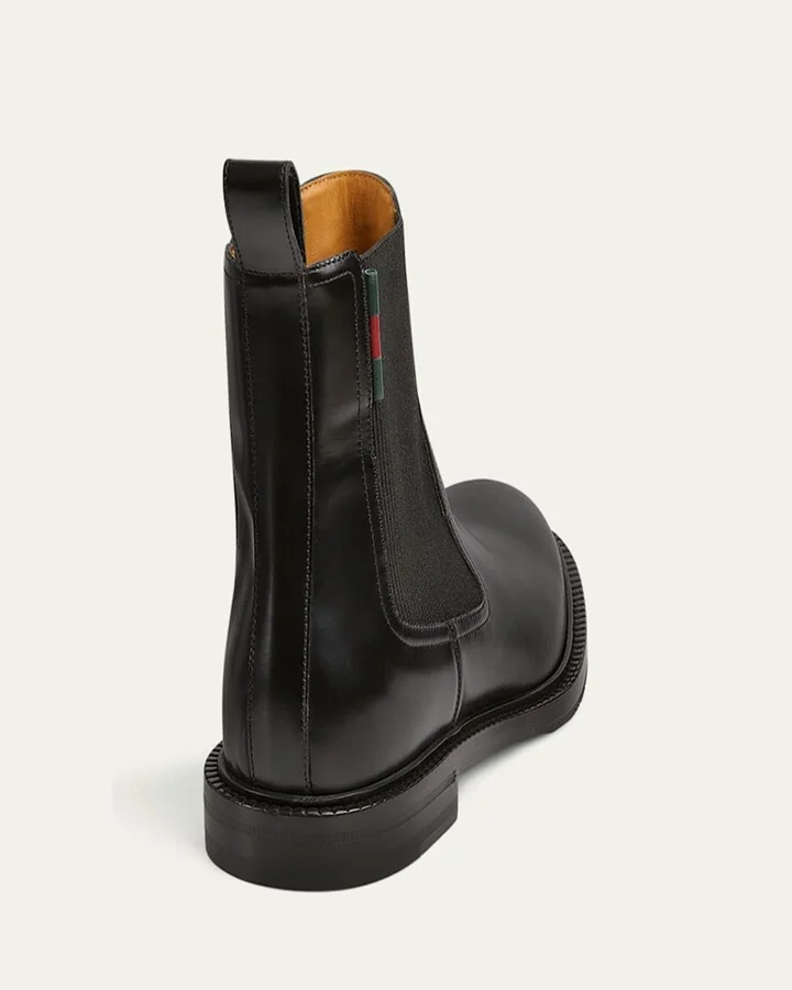 Men's William Leather Chelsea Boots - Image 2