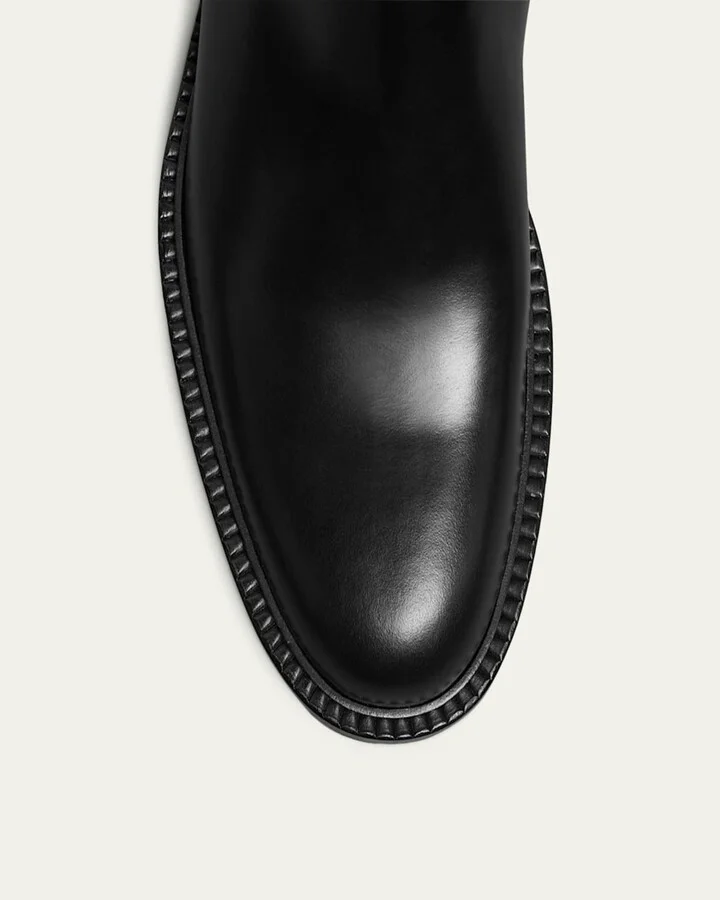 Men's William Leather Chelsea Boots - Image 4