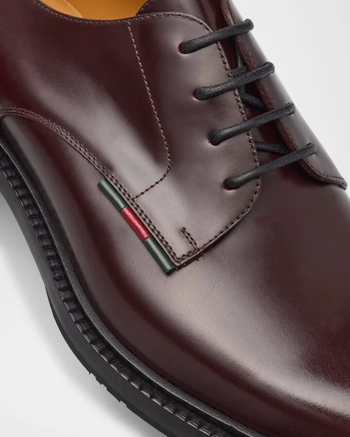 Men's William Leather Derby Shoes - Image 8